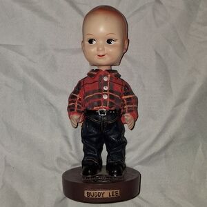 1998 Buddy Lee Denim Jeans Dungarees Promotional Bobblehead Vintage Promo 90s